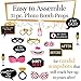 Ring Light for Camera [Rechargable Battery] Selfie LED Camera Light [36 LED] for iPhone iPad Sumsung Galaxy Photography Phones, White