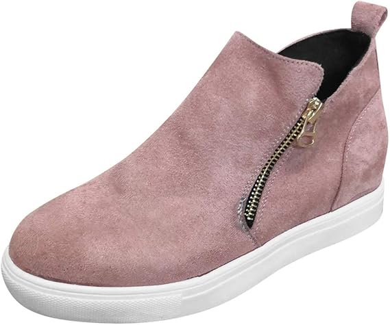 Amazon Co Jp スノーブーツレディース Hodarey 無地 ショートブーツ 暖かい スノーシューズ 大きい サイズ フラットブーティージッパーシングルシューズウィンターブーツ スノーブーツ マーティンブーツ 防寒 保暖 裏起毛 綿靴 雪靴 カジュアルシューズ ブラック 秋冬