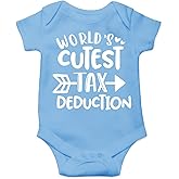 Belle Homie World's Cutest Tax Deduction - Funny Baby Essentials Bodysuit - Baby Girl Clothes Newborn Romper