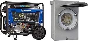 Amazon.com : Westinghouse WGen7500DF Dual Fuel Portable Generator 7500