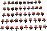 HeroNeo® 50pcs Garden Irrigation Misting Micro Flow Dripper Drip Head 1/4'' Hose