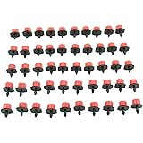 HeroNeo® 50pcs Garden Irrigation Misting Micro Flow Dripper Drip Head 1/4'' Hose