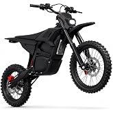 Orzel M7 Electric Dirt Bike for Adults, 5000W Peak Mid-Drive Motor, 17"/14" | Up to 45 Mph, 60V 27Ah Battery, Full Suspension, Off-Road Electric Motorcycle for All-Terrain Riding