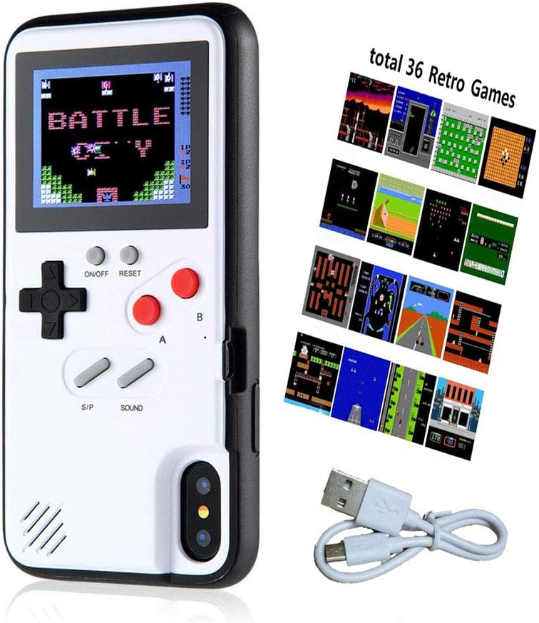 QKArrow iPhone 11 Pro Gameboy Case with Color Display, Game Console Case for iPhone 11 Pro, Cool iPhone Case
