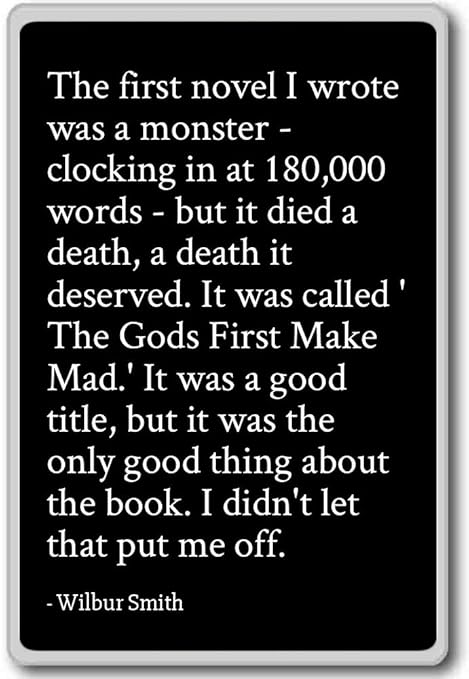 PhotoMagnets The First Novel I Wrote Was a Monster - clocki ...