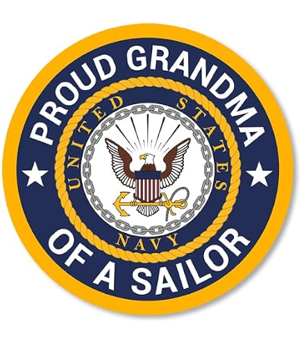 thumbnail interactive-video image 1 of Proud Grandparent Of A Soldier US Army Round Decal - Military Car Sticker 1 of 10