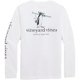 vineyard vines Boys' Waffle Brrreak Long-Sleeve Pocket Tee