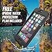 Dog & Bone Wetsuit - Topless, Waterproof iPhone 7 Plus Case - Blackest Black