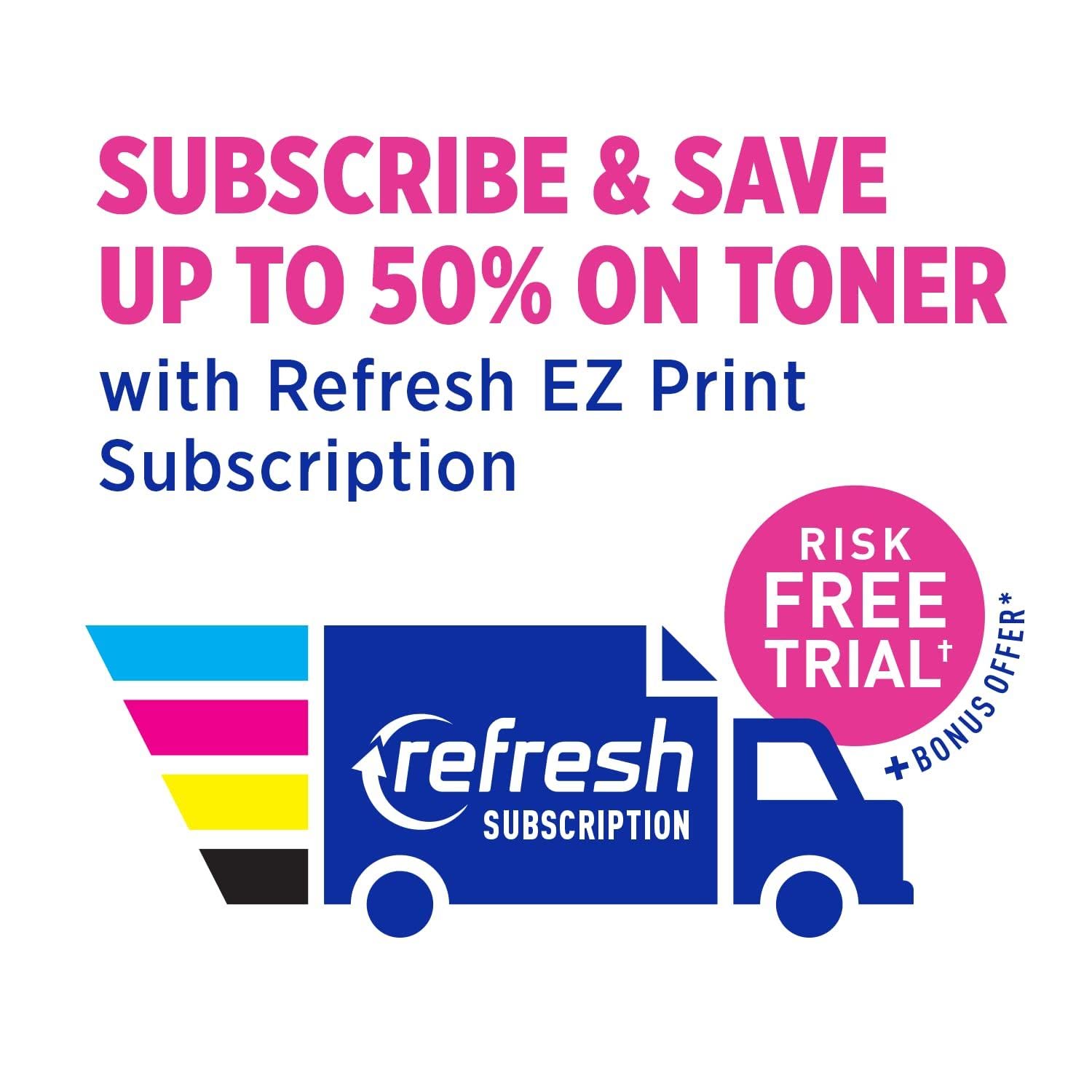 Brother Compact Monochrome Laser Printer, HL-L2350DW, Wireless Printing, Duplex Two-Sided Printing, Includes 4 Month Refresh Subscription Trial and Amazon Dash Replenishment Ready