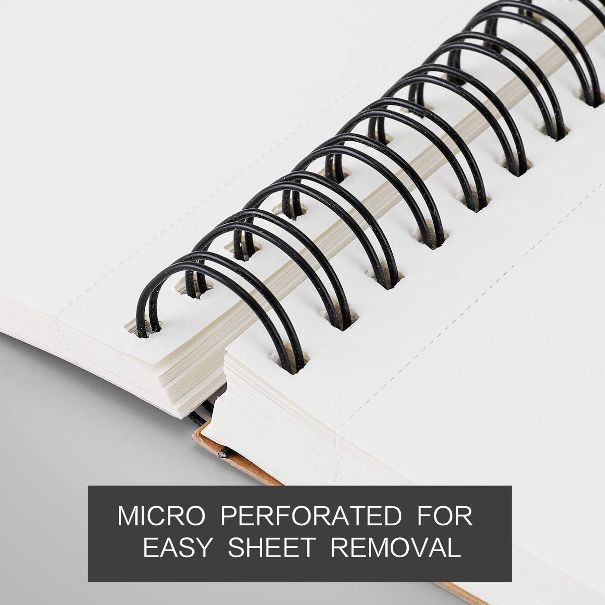 Bachmore Sketchpad 9X12" Inch (68lb/100g), 100 Sheets of TOP Spiral Bound Sketch Book for Artist Pro & Amateurs | Marker Art, Colored Pencil, Charcoal for Sketching: Arts, Crafts & Sewing