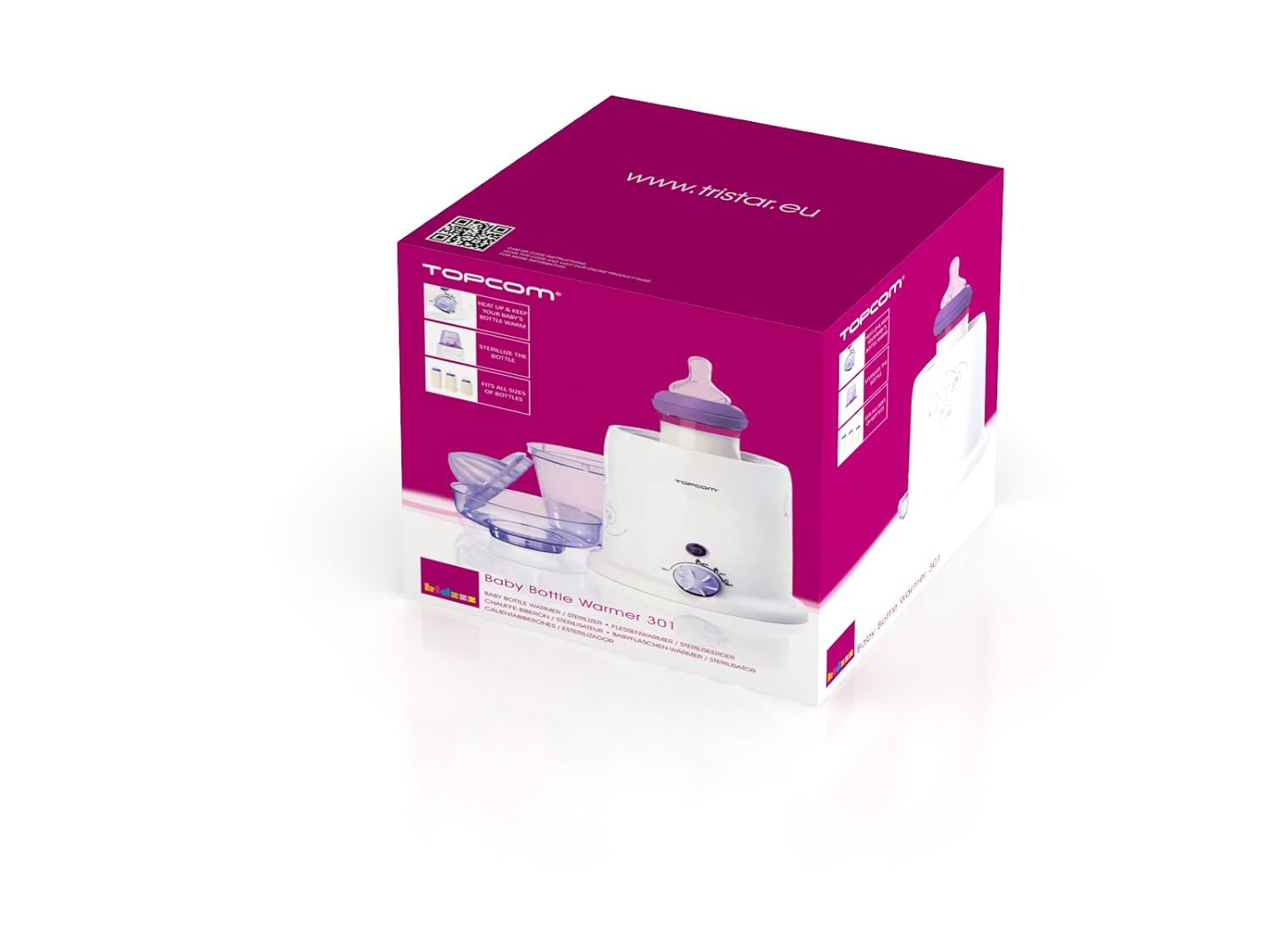 topcom baby bottle warmer 301