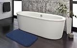 Thick Non-slip Bath Mat 60x90 Navy Ultra Soft Microfiber view 7