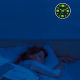 DIYZON Luminous Wall Clock 12 Silent Non-Ticking Battery Operated view 6