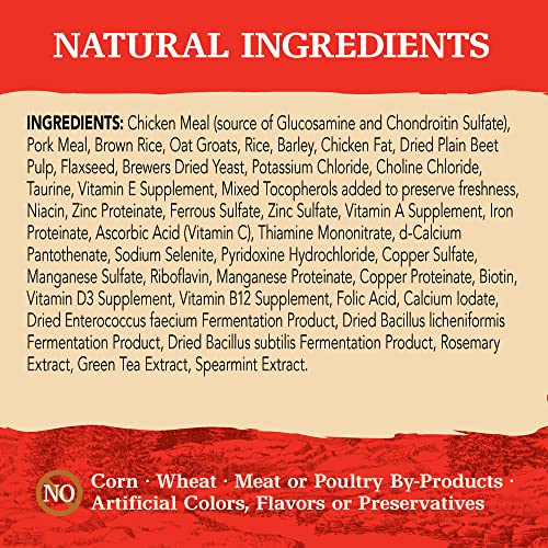 Eagle Pack Natural Dry Large Breed Dog Food, Chicken & Pork, 30Pound