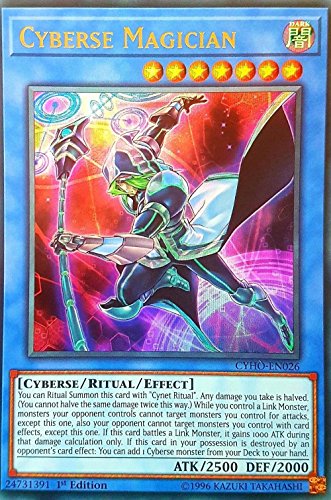 Yu-Gi-Oh! - Cyberse Magician - CYHO-EN026 - Ultra Rare - 1st Edition - Cybernetic Horizon