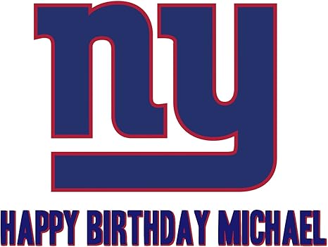 Ny Giants Nfl Edible Image Photo Sugar Frosting Icing Cake Topper