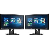 Dell (E2016HV) VESA Mountable 20" Screen 1600x900 LED-Lit Dual Monitor Bundle