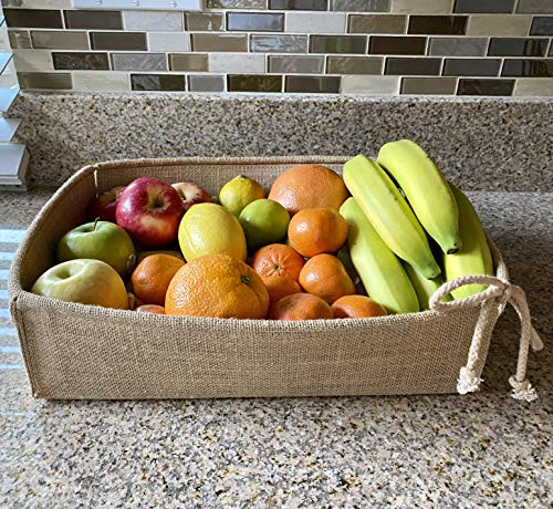 Decorative-Burlap-Basket-Storage-Bin-Organizer-for-Rustic-Farmhouse-Decor-Large-14-x-975-x-4-inches