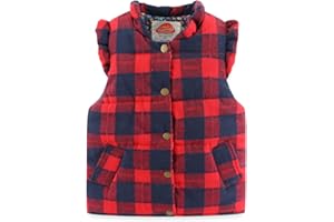 Mud Kingdom Little Girls Vests Outerwear Lightweight Cute Floral