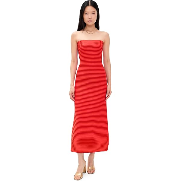 Amazon.com: Strapless Maxi Dress with Dolcie Pleats by The Wolf Gang :  Clothing, Shoes & Jewelry
