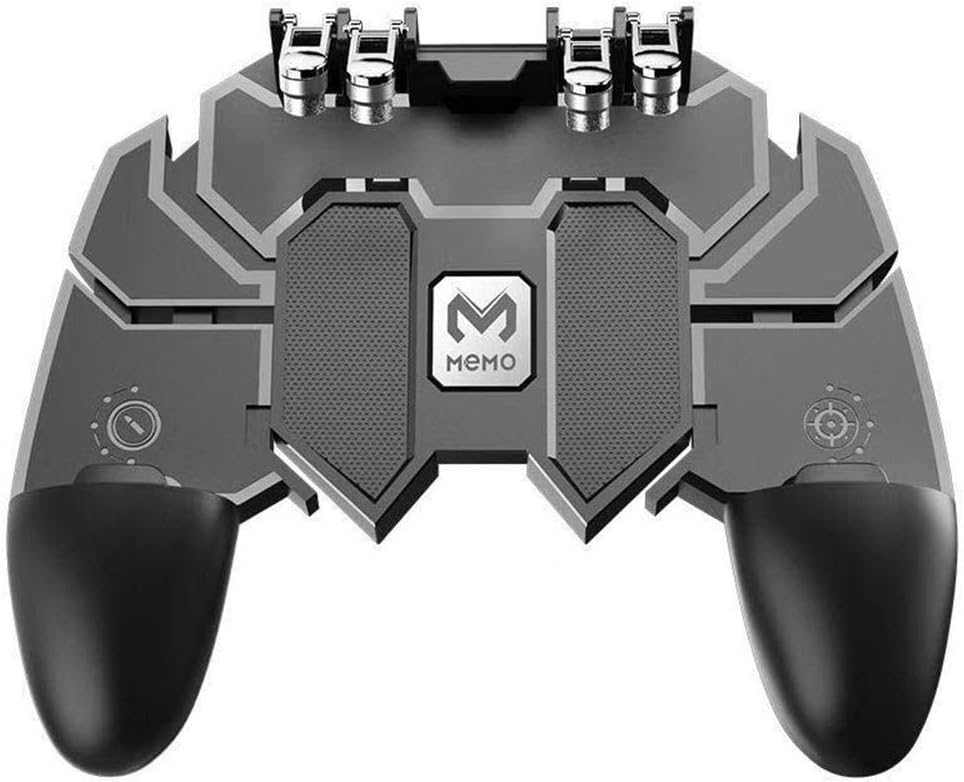 Slibrat AK66 Six Finger All-in-One Mobile Game Controller Fire Key Button for PUBG