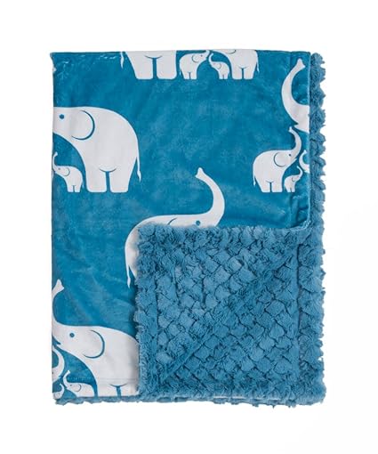 elephant minky blanket