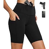 lilcreek Concealed Carry Leggings for Women Gun Holster,Conceal Carry for Women Shorts,Undercover Concealment Yoga Pants