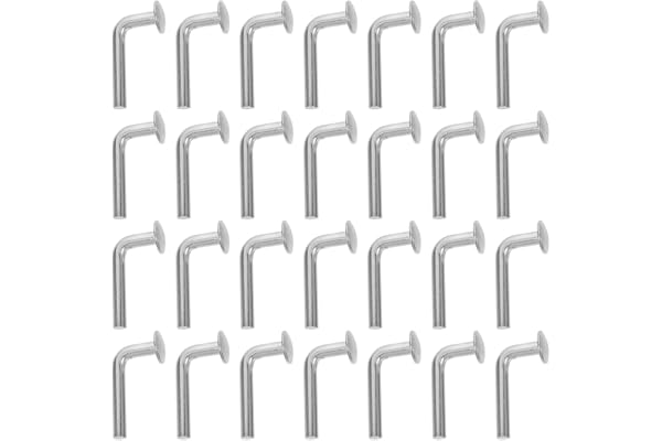 STOBAZA Galvanized Pallet Rack Safety Pin M5 Universal Drop Pin for Warehouse Shelving Home Storage Hardware 100 Pack