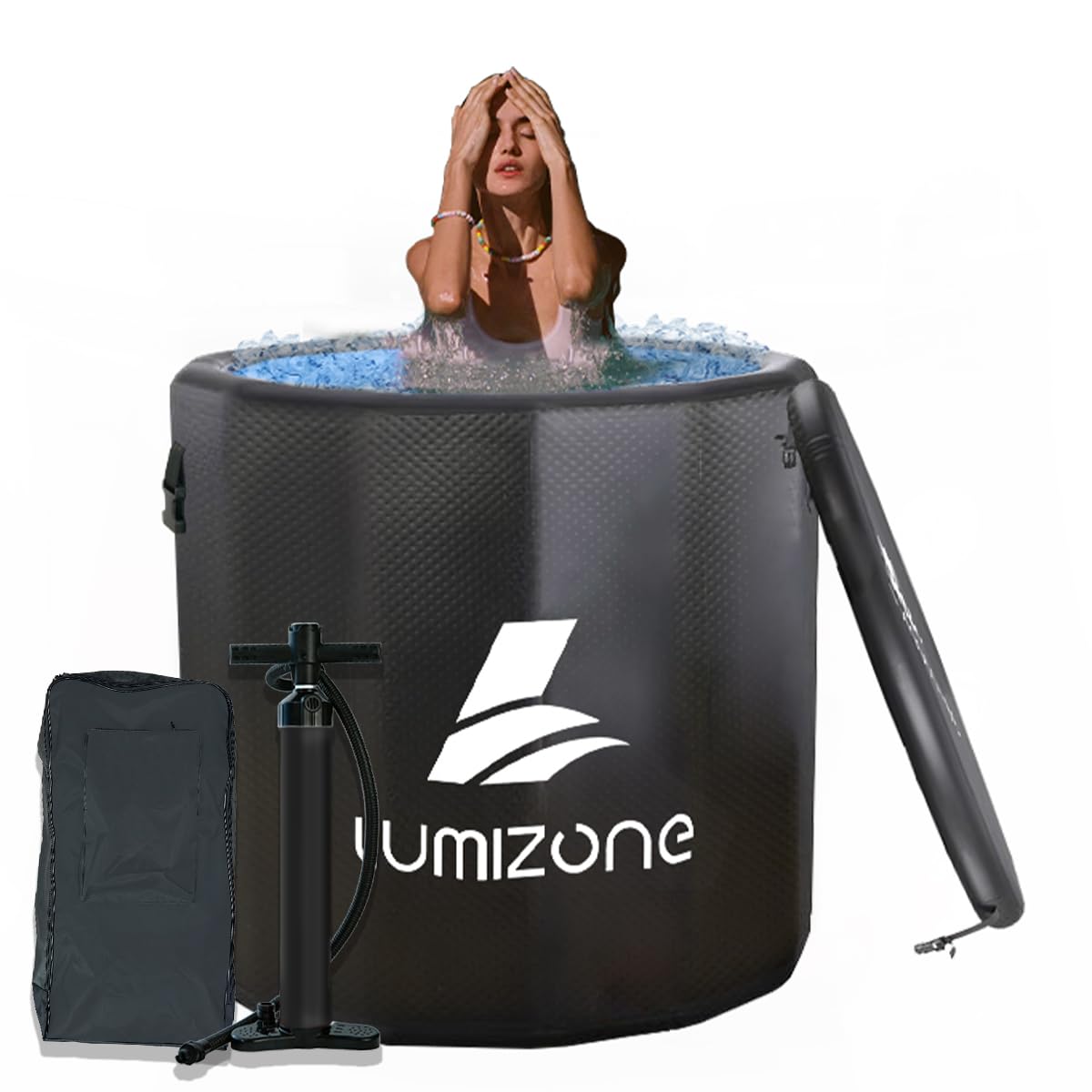Photo 1 of Lumizone Inflatable Cold Plunge Tub 118 Gallons Capacity Ice Bath Portable Ice Bath Tub Compatible With Water Chillers