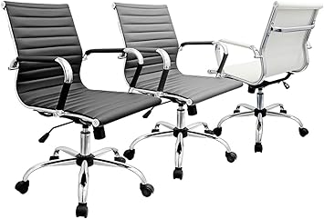 New modernes Eames Style Bürostuhl in schwarz: Amazon.de: Küche & Haushalt