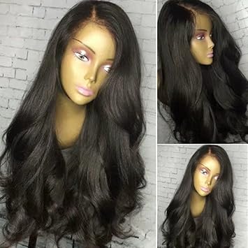 Amazon Com Dlme Side Part Body Wave Glueless Synthetic Lace