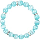 liagza Healing Bracelet For Women Anxiety Crystal Bracelet Chakra Beaded Bracelets Rose Quartz Crystals And Healing Stones Yoga Bead Bracelet Calming Stretch Bracelet Stress Relief Gifts For Women