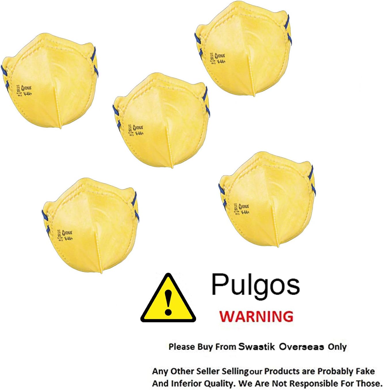 PulGos Reusable Anti-Pollution Mask/Carbon Mask for Boys & Girls_(Set of 5)