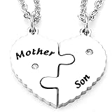 Kivosliviz Mom and Son Necklace Gifts for Women