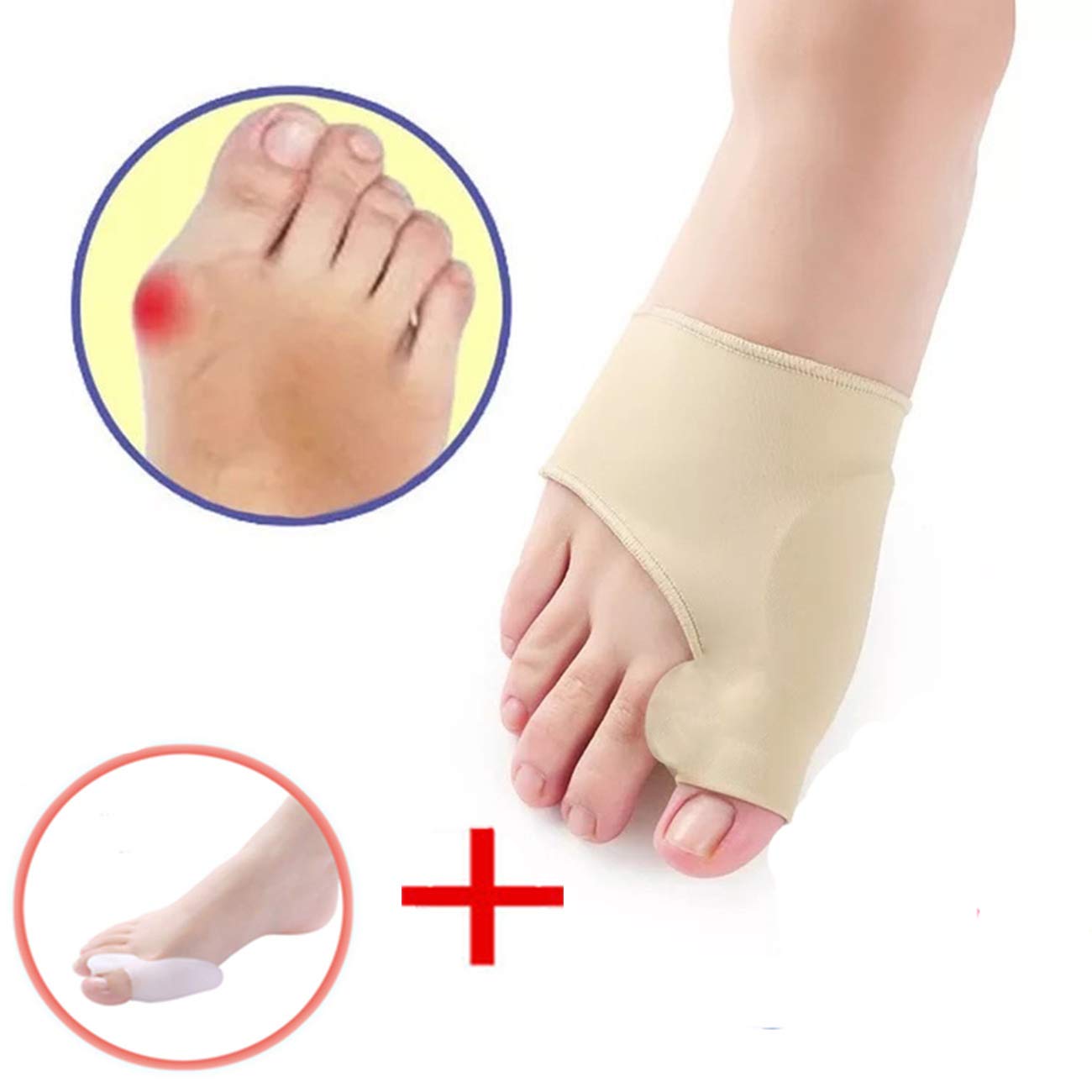 Bunion Corrector and Bunion Relief Sleeve with Gel Bunion corrector