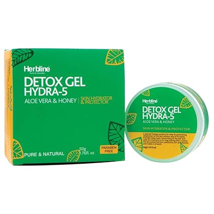 Herbline Detox Gel Hydra-5 Aloevera & Honey 50gm