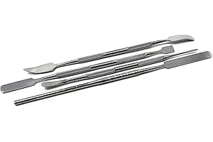 4 Pcs Stainless Steel Lab Spatula Set Sampling