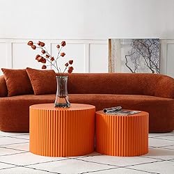 KEVINSPACE Nesting Coffee Table Set of 2, Modern