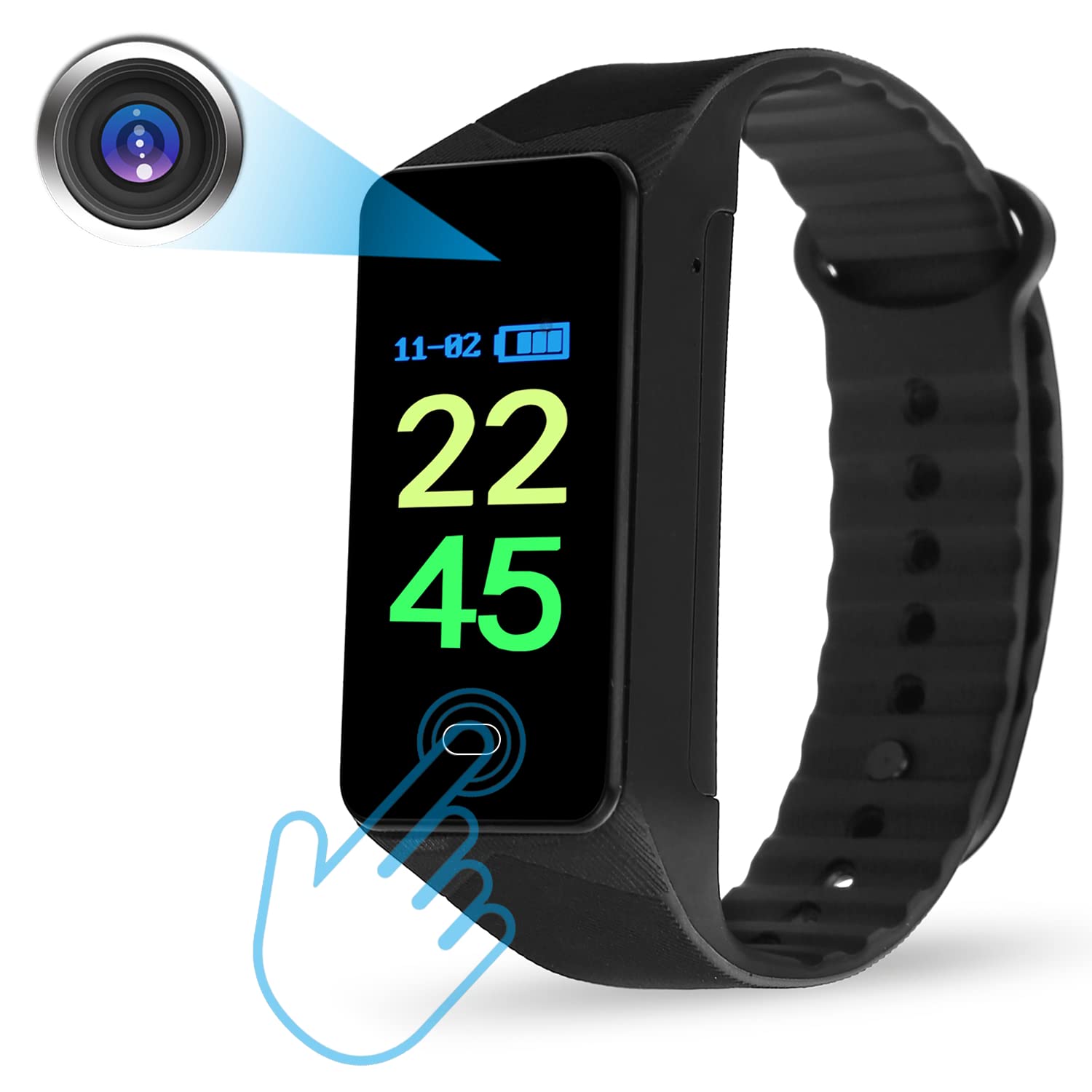 OTADUG Spy Camera 1080P With Time Display - Hidden Mini Watch With 32GB SD Card for Video and Audio Recording