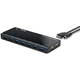 TP-Link Powered USB Hub 3.0 with 7 USB 3.0 Data Ports and 2 Smart Charging USB Ports. Compatible with Windows, Mac, Chrome & 