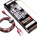 Mobile Undead [Apple MFi Certified] Lightning to USB-A Braided Cable, 5 Feet for iPhone 14/13/12/11 Pro Pro Max Plus Mini XS XS Max XR X 8 8 Plus 7 7 Plus iPad Pro Air Mini iPod (Vampire)