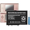 HUAENG DS Lite Battery, USG-003 2000mAh Li-ion Replacement Battery for Nintendo DS Lite, NDSL Game Player, with Repair Tool Kit (Not for Nintendo DSi, DSi XL, DSi LL)