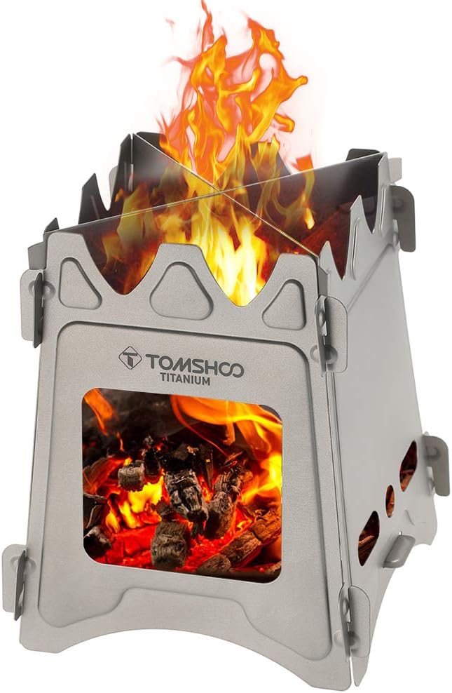 tomshoo camping wood stove