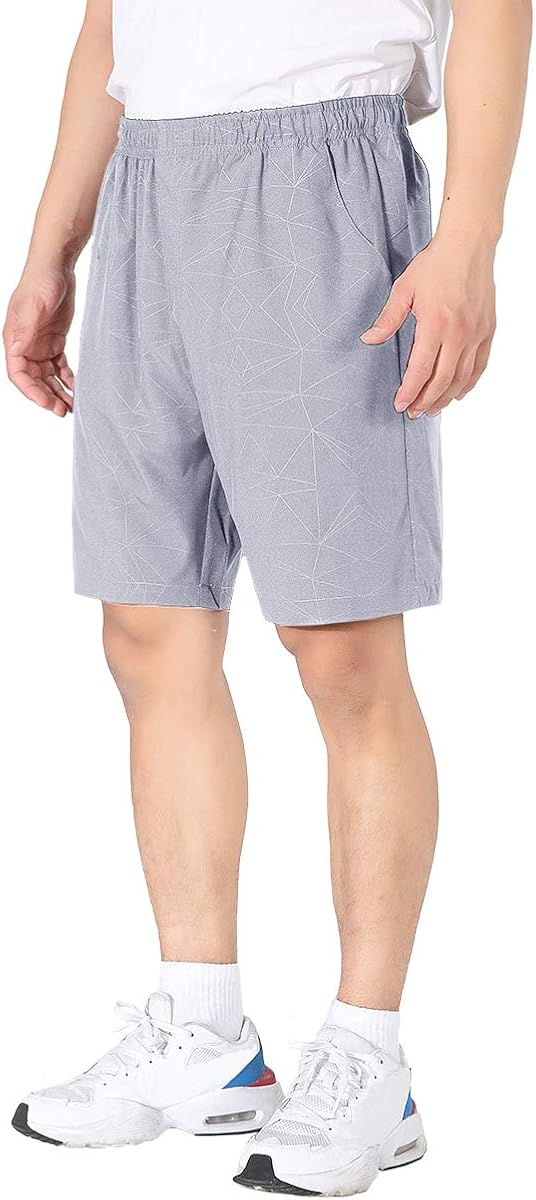 LTIFONE Mens Workout Shorts Spandex Gym Training Bodybuilding Exercise Quick Dry Shorts: Clothing