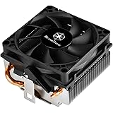 SilverStone Technology Low Profile 95W or More AMD Socket AM2/AM3/AM4/FM1/FM2 CPU Cooler Only 54mm Tall Cooling (RL-KR01)