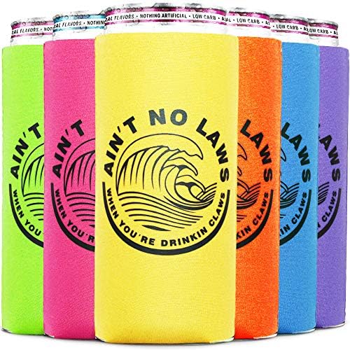 Tainada Neoprene Can Coolers (2 Pack) - Double Sided 'Blessed Grandma' & 'Perfect Grandma' Design With Bonus Coaster - View #8