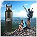 WaterVault K2 - Double Wall Vacuum Insulated 18/8 Stainless Steel Water Bottle - 20 Ounce - Black Matte