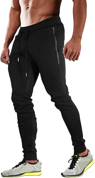 Amazon Wohthops ジョガーパンツ メンズ テーパードパンツ おしゃれ ストレッチ スウェットパンツ トレーニング ジムウェア ジャージ ロングパッツ フィットネス トレーニング ロングパンツ 通販