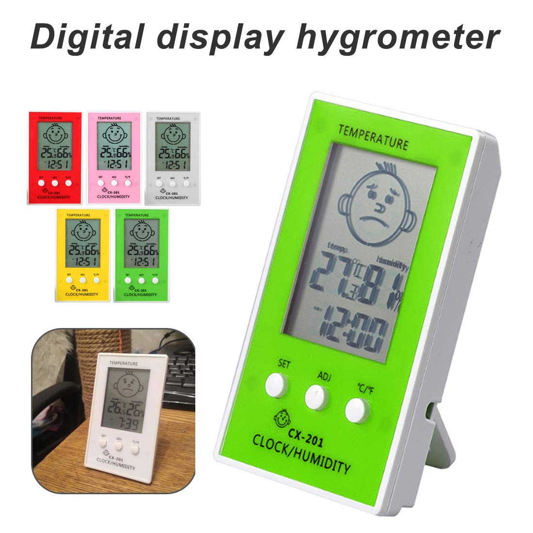 Thermometres Bebe Puericulture Mesure La Temperature Et L Humidite Avec Smile Sad Emotion Icon Hygrometre Thermometre Pour Bebe Hygrometre Thermometre Bebe Confort Numerique