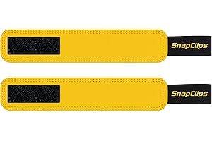 SnapClips Barbell Collars | Pair of 2” Olympic Barbell Clamps | Quick & Easy Adjustable Weight Clips | Perfect Clips for Powerlifting, Strongman